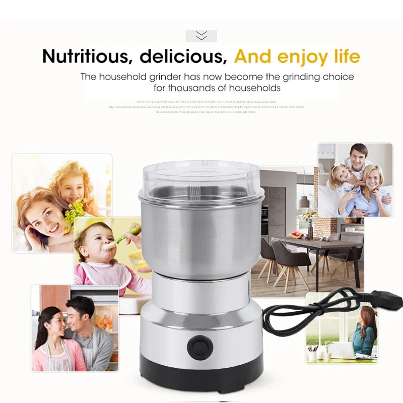 Baby Food Mill - Мини-электрическая мельница для дома, 300 мл,