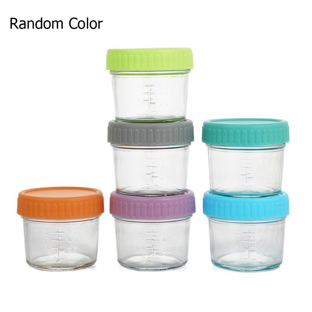 Baby Food Jar - 6 шт., многофункциональная стеклянная банка для