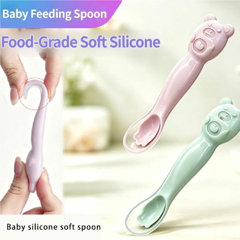 Easy Baby Food - Мягкая силиконовая ложка для кормления ребенка,