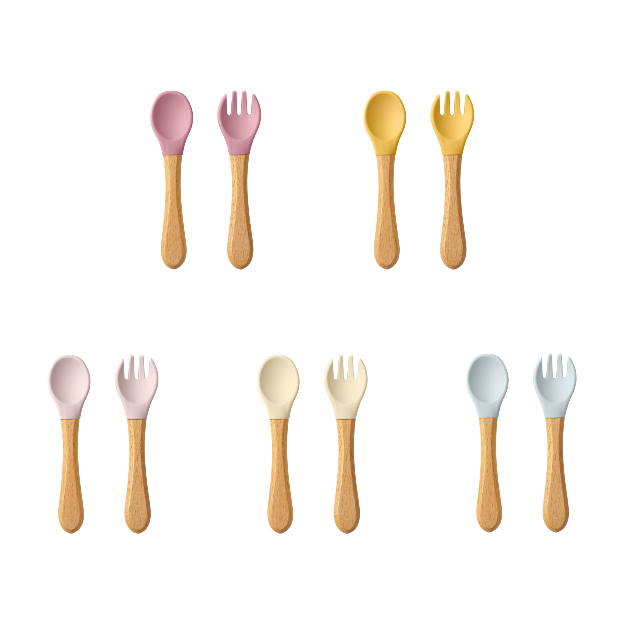 Baby Food Category - 2 шт. детские обучающие ложки, набор