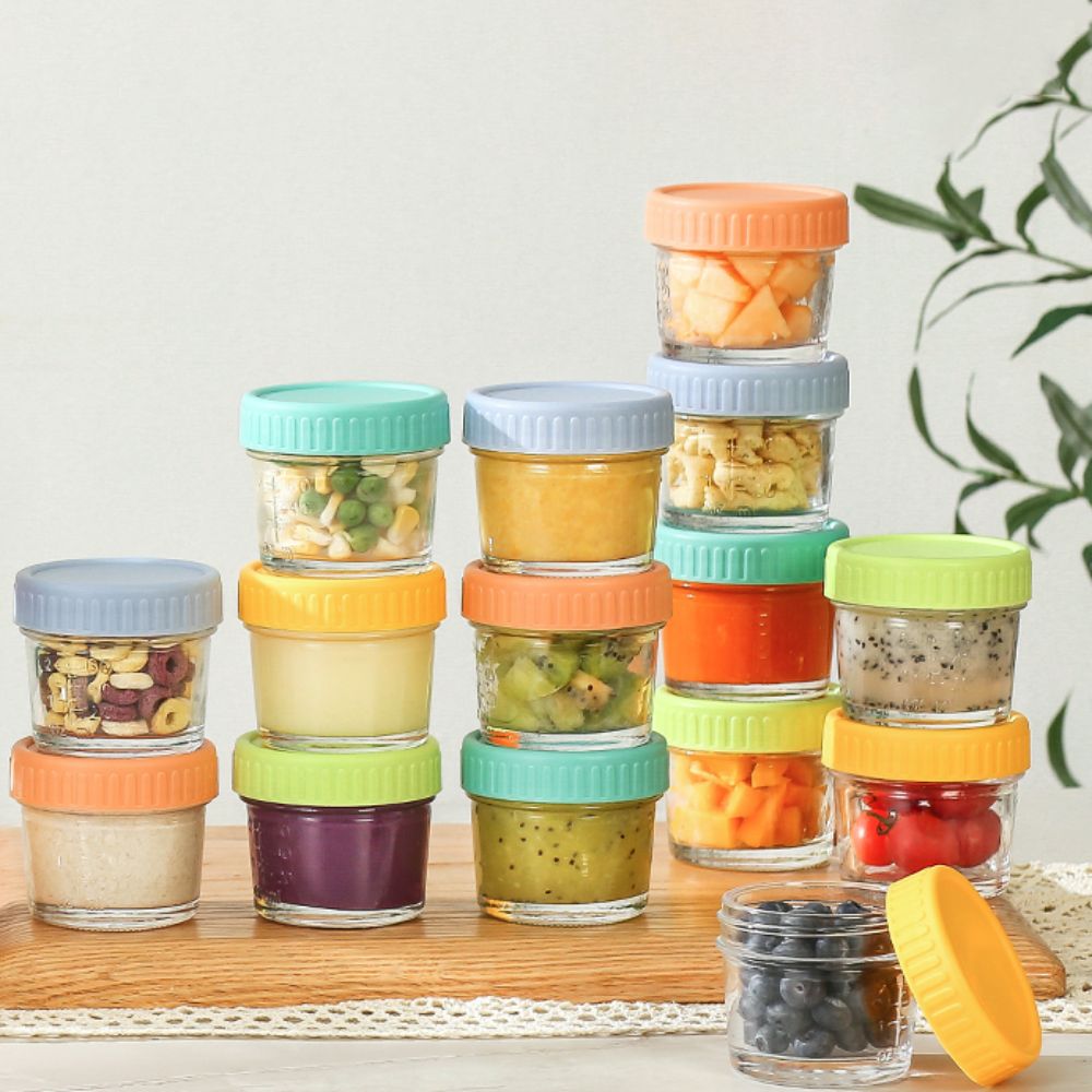 6 шт. стеклянная банка для дет – обзор и цена Baby Food Jar