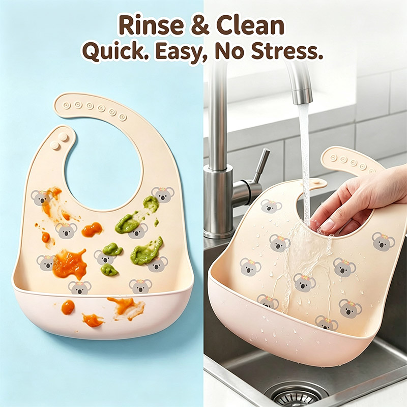 Силиконовый нагрудник для корм – обзор и цена Easy Baby Food